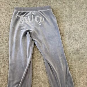 Juicy Couture Light Gray Velour Pants